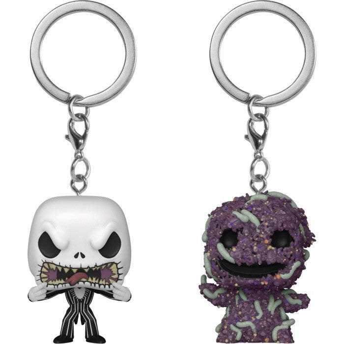 FUNKO POP! Pocket Keychain Exclusive Jack And Oogie Boogie NBC 2-Pk In Stk 1/7