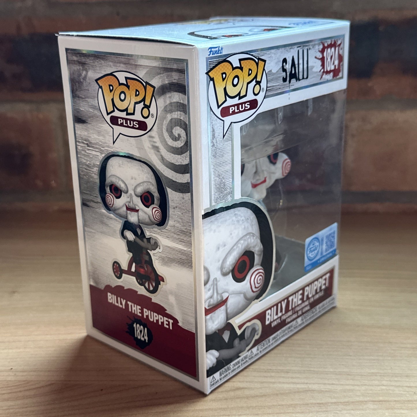 Funko Pop Plus Saw Billy On Tricycle Bike 10th Anni Exc Lt Ed In Stock NOW