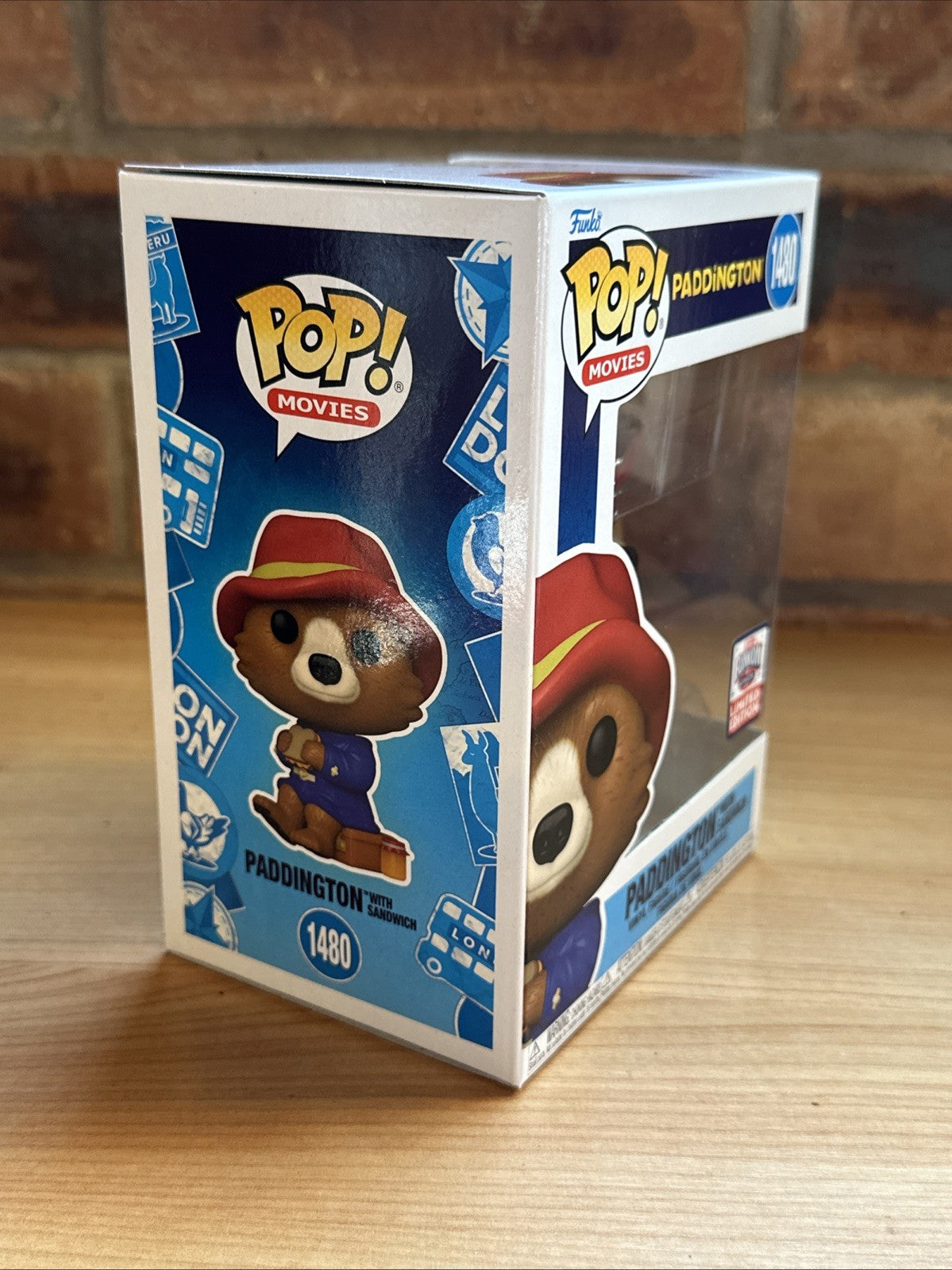 Funko Pop! Paddington with Sandwich 1480 - Funkon London 2024 Limited Edition