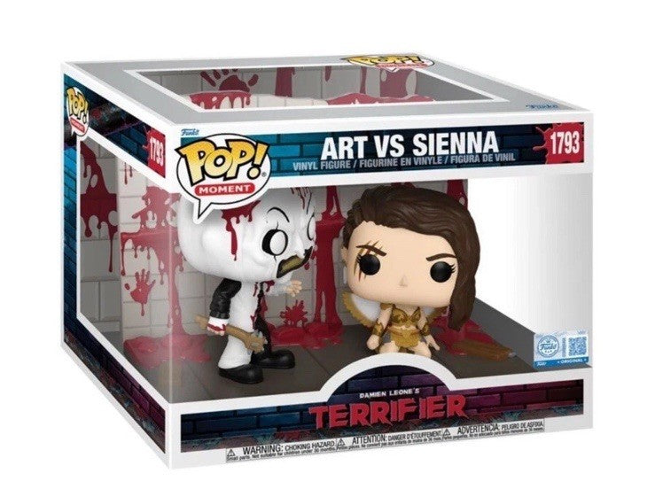 Funko Pop! Terrifier 2 Art vs Sienna Pop Vinyl Deluxe Horror IN STOCK NOW