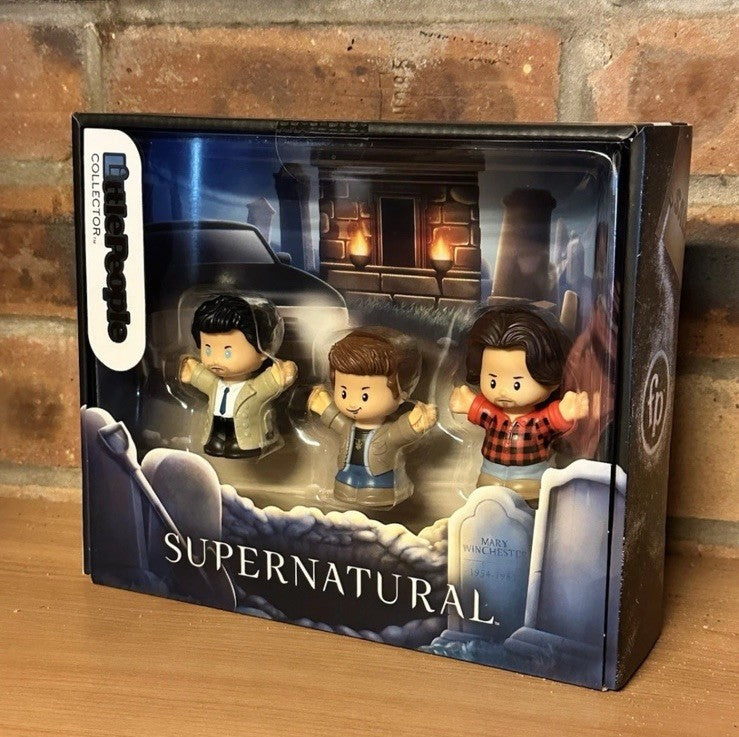 Fisher Price Little People Collector Supernatural Set Of 3 Figures In Stock Now
