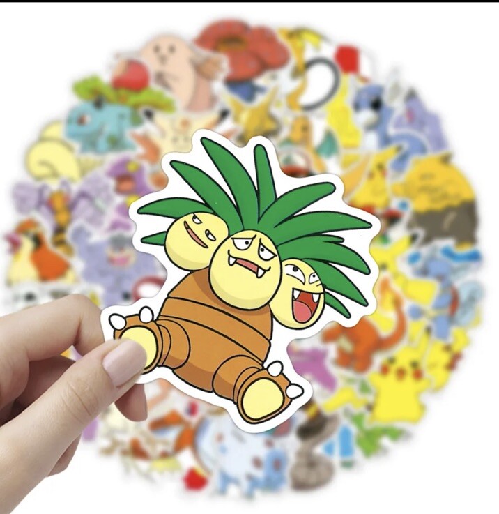 50 POKÉMON STICKERS BRAND NEW UK SELLER PIKACHU CHARIZARD BULBASAUR SQUIRTLE2