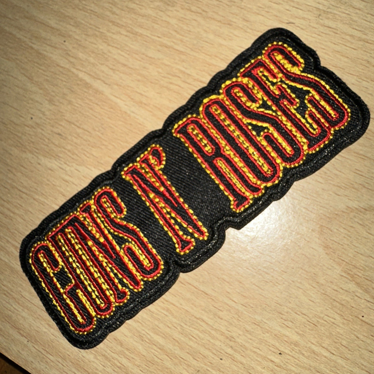 Guns N Roses - Stitch Logo Woven Patch RARE Rock Band Gift1