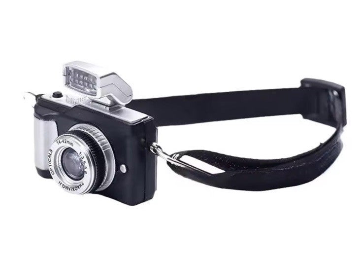 Mini Pink DIY Camera Dress Up Plush Toy for 17cm Labubu Doll Accessories Dollh