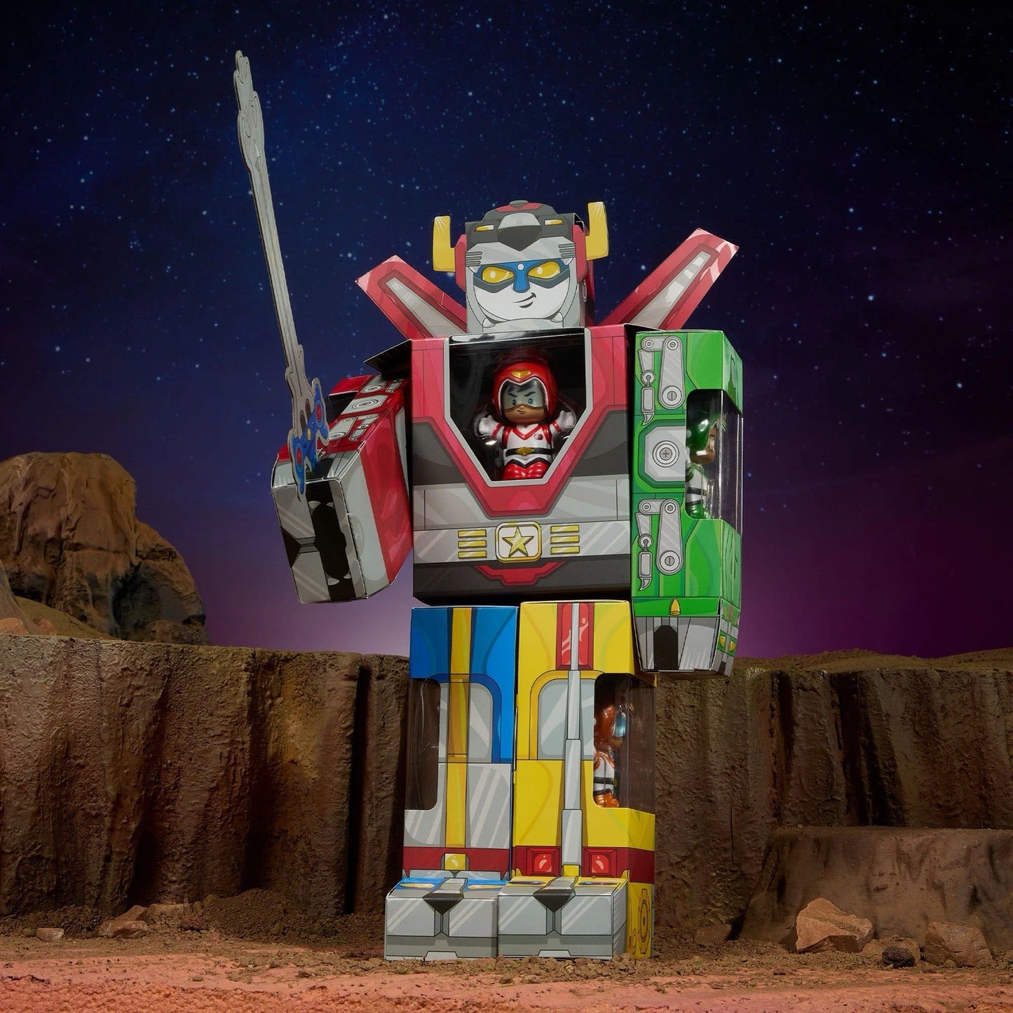 Little People Collector - Voltron 40th Anniversary Gold Label Set In Stk