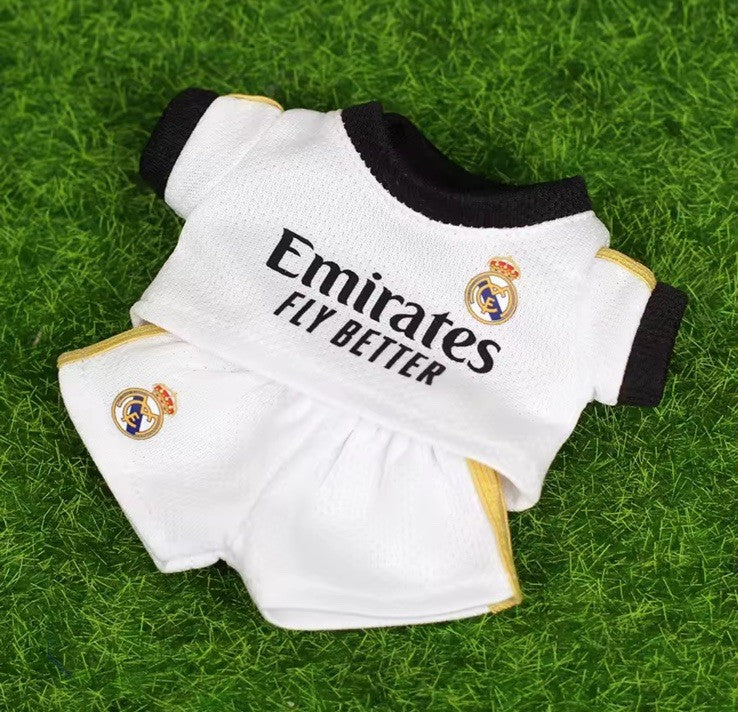 POP MART LABUBU Real Madrid Football Kit Replacing Clothes Set without Doll
