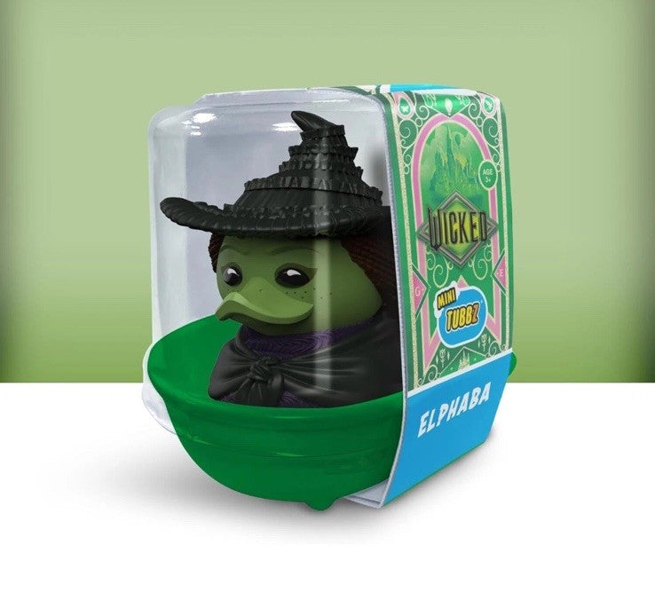 TUBBZ Mini: Wicked - Elphaba Thropp Cosplaying Rubber Duck Vinyl Figure1