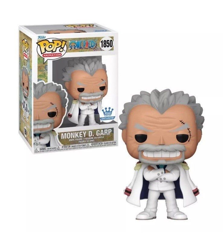 Funko Pop Monkey D. Garp One Piece Funko shop Exclusive w/ Protector In Stk NOW