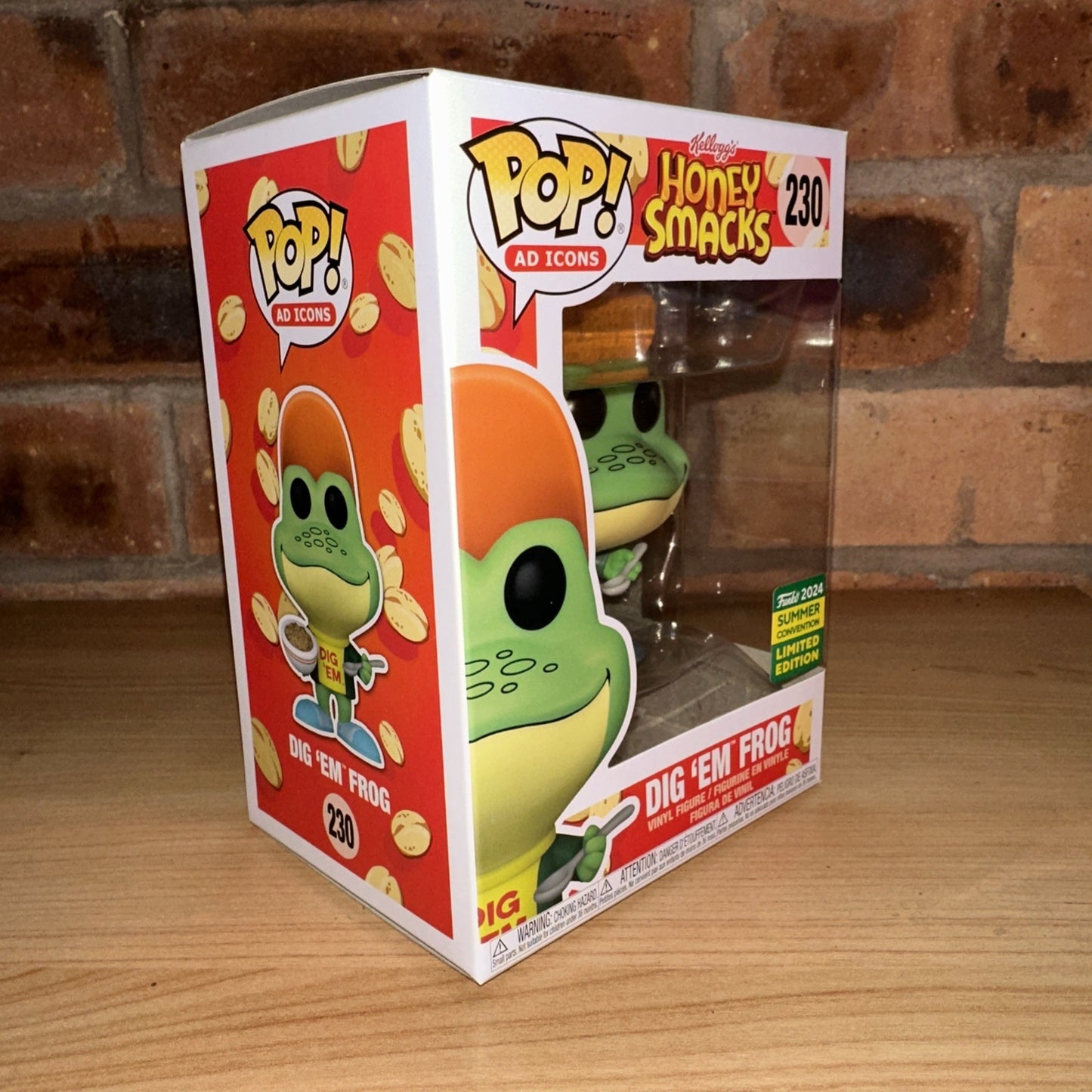 Funko Pop Dig ‘Em Frog 230-2024 Summer Convention-Limited Edition-FREE POSTAGE