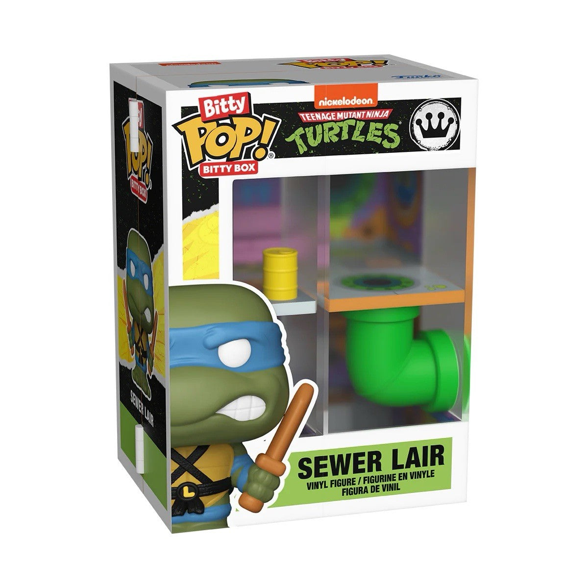 Funko Pop! Teenage Mutant Ninja Turtles Sewer Home Bitty Box Playset In Stk NOW