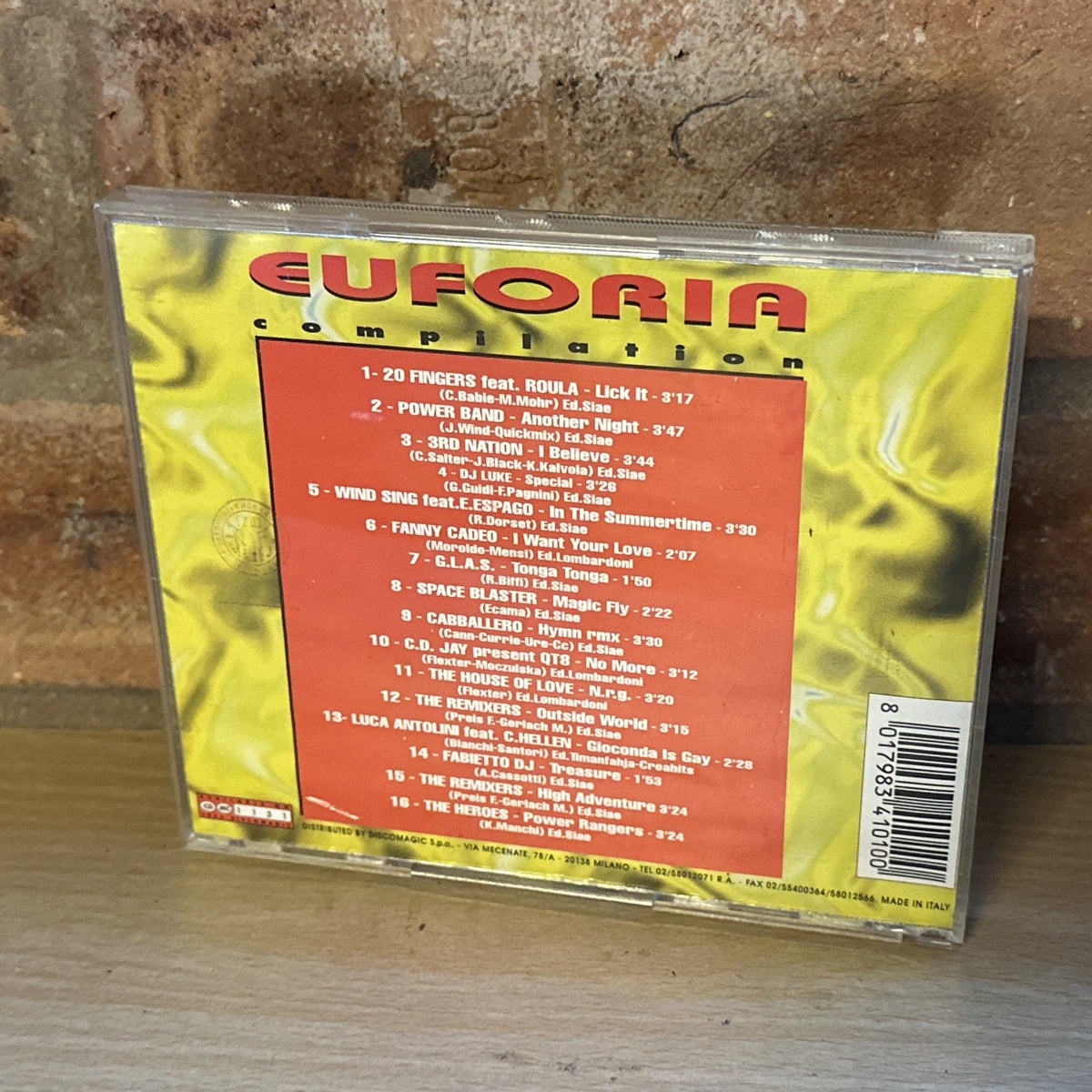Euforia Comp Mint CD Techno Euro House Discomagic Very Rare Remixes 90’s Rave1