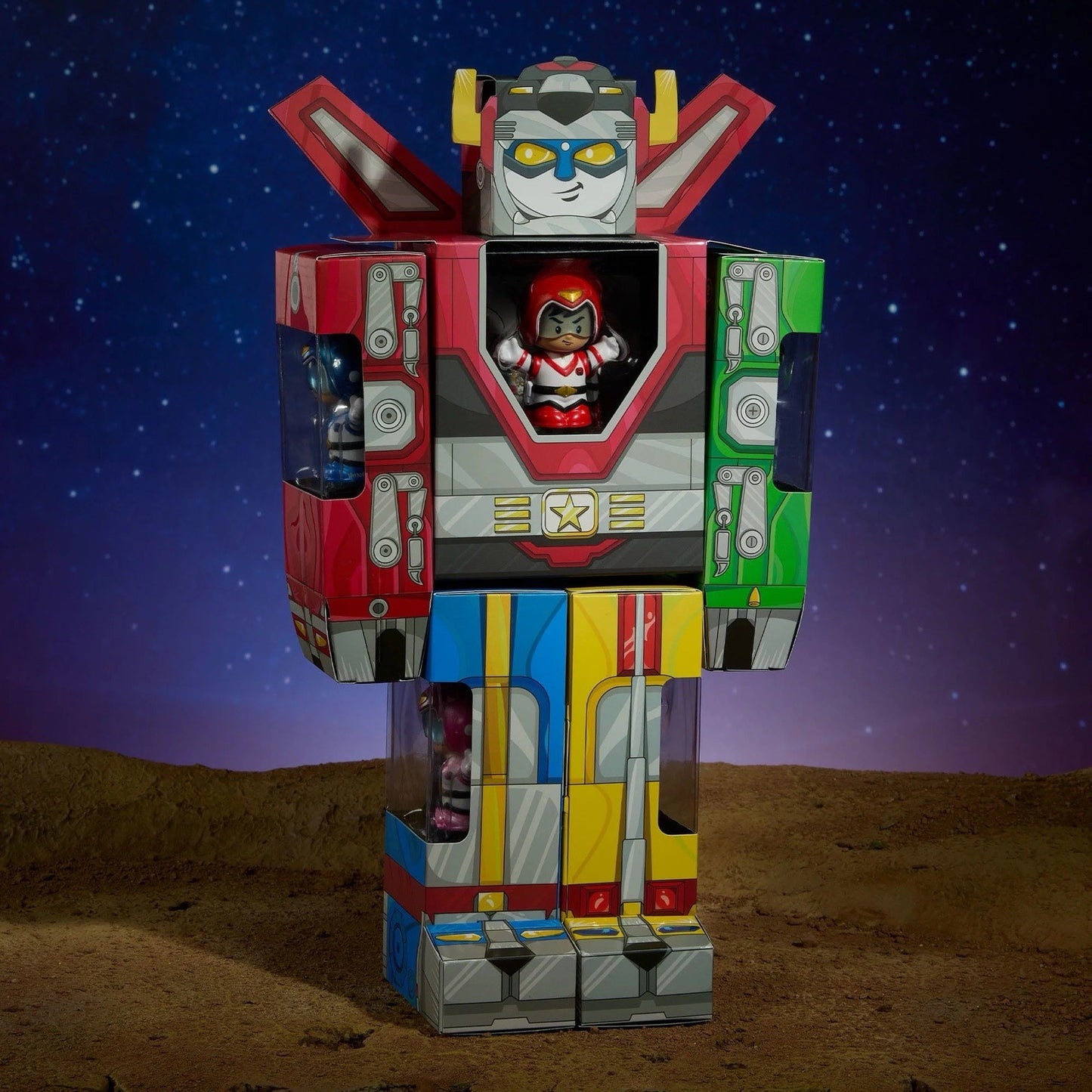 Little People Collector - Voltron 40th Anniversary Gold Label Set In Stk