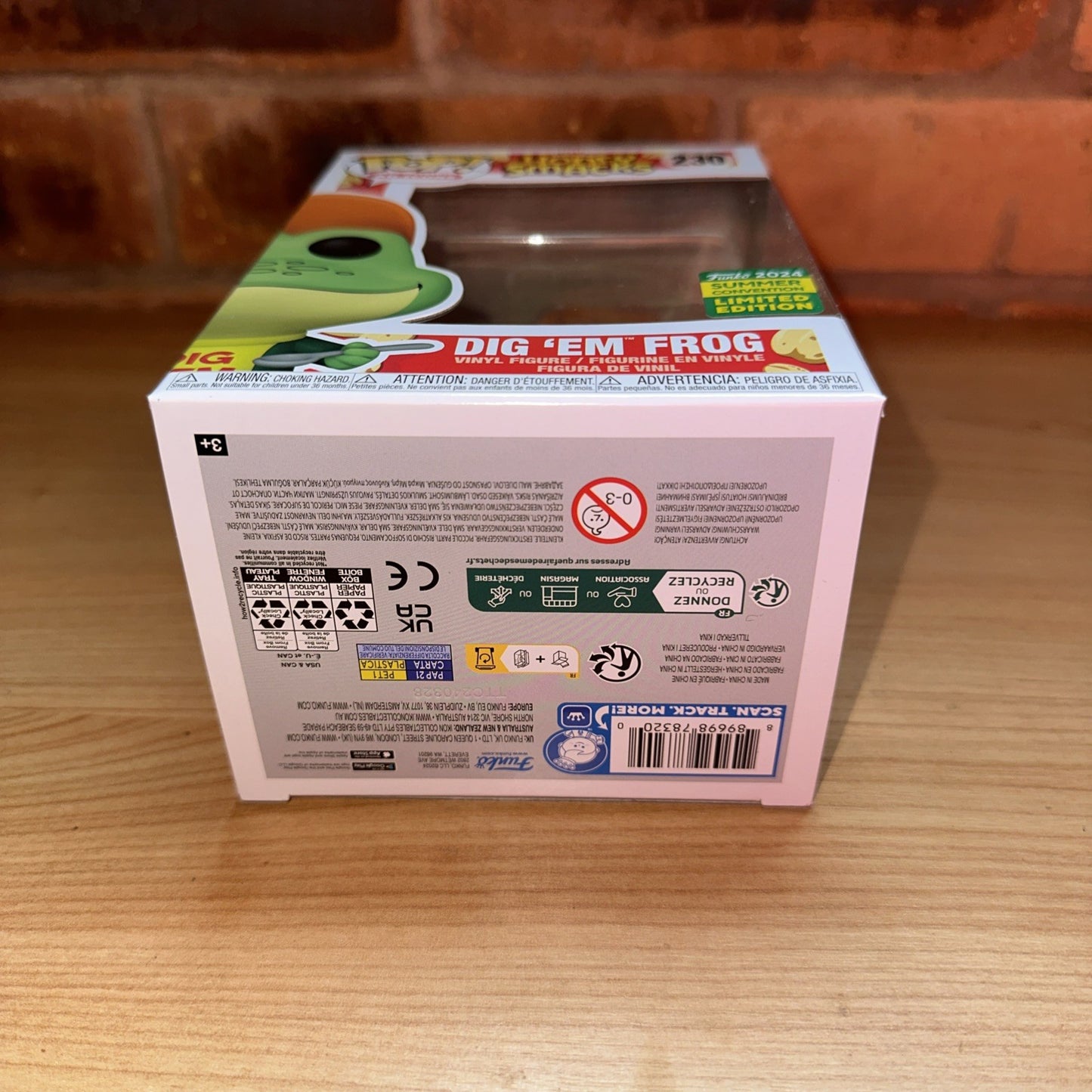 Funko Pop Dig ‘Em Frog 230-2024 Summer Convention-Limited Edition-FREE POSTAGE