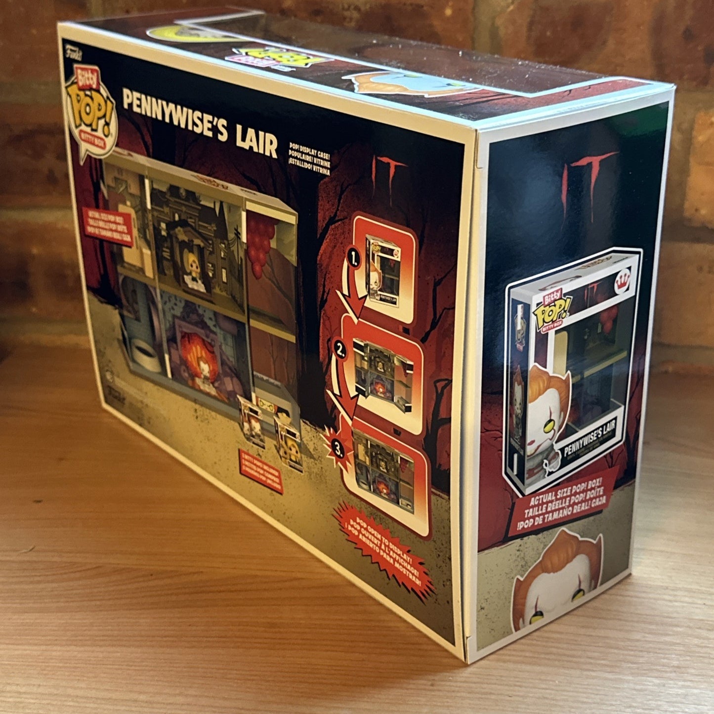 Funko IT 2017 Pennywise Lair Bitty Pop! Box Vinyl & 2 Bitty In Stock Now