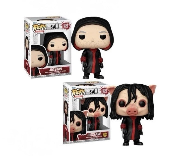 Funko POP! Jigsaw Saw #1820 Cult Horror Movie W/protector On Way Now 2 Wks