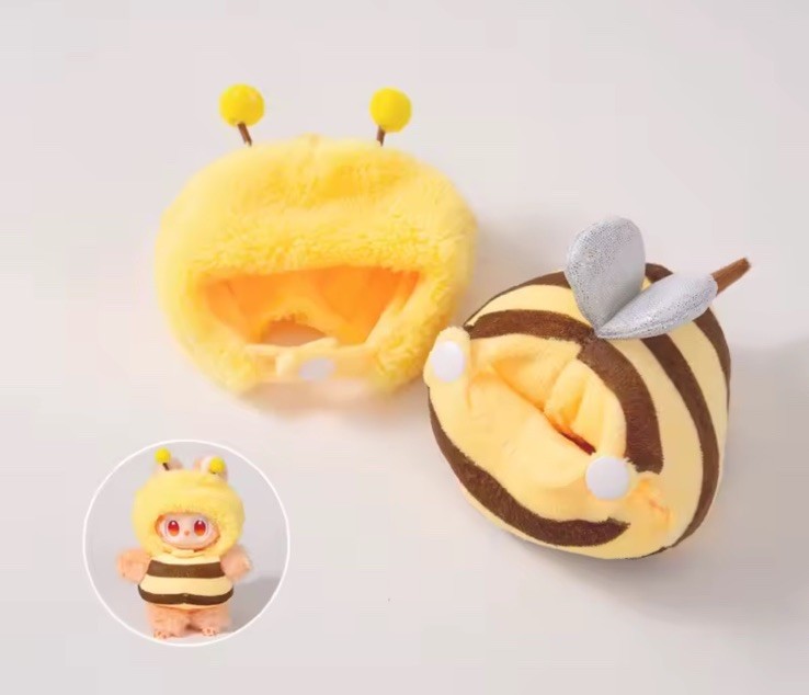Labubu Summer Bumblebee Bee Costume  Dress Up Cute Food Animal Theme NO DOLL