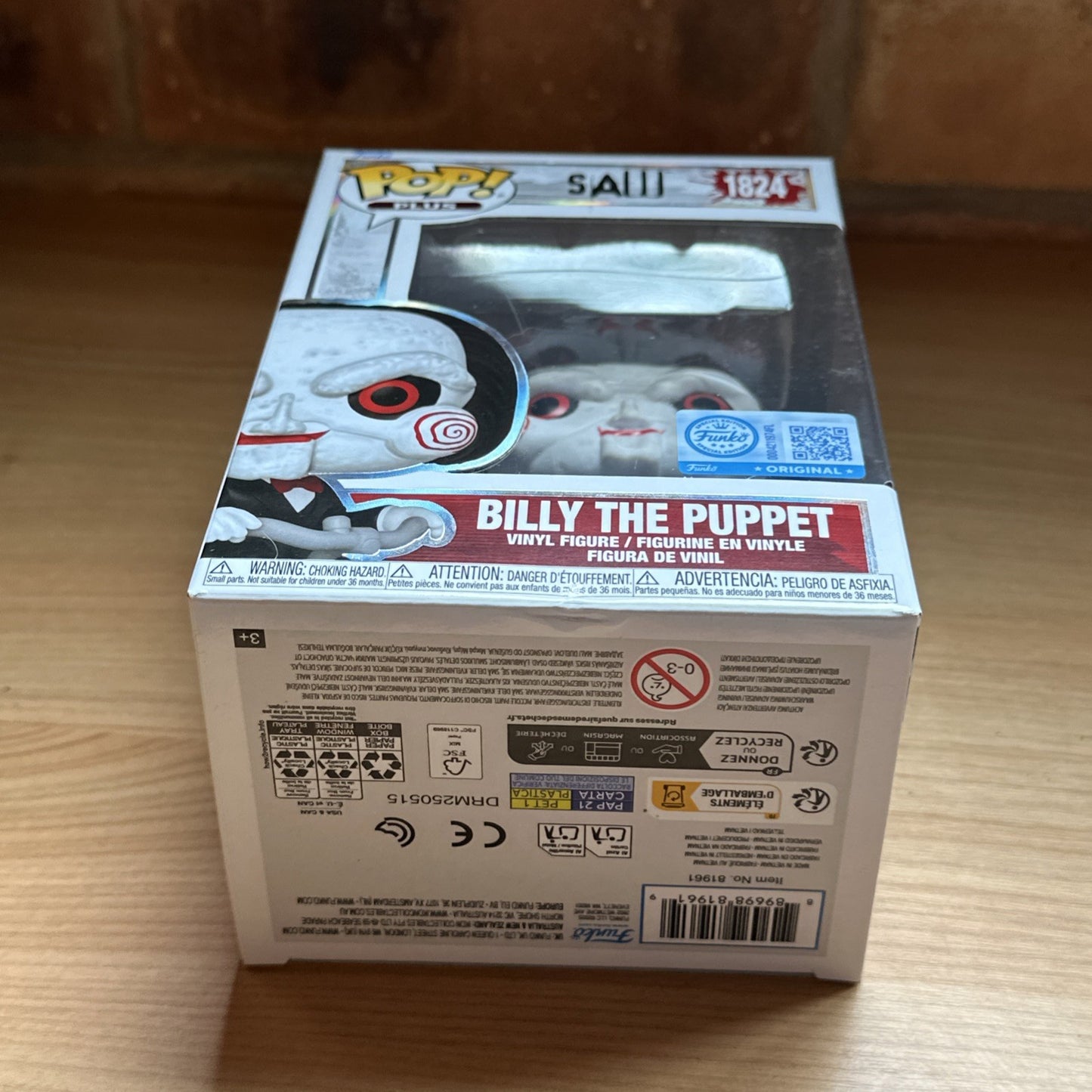 Funko Pop Plus Saw Billy On Tricycle Bike 10th Anni Exc Lt Ed In Stock NOW