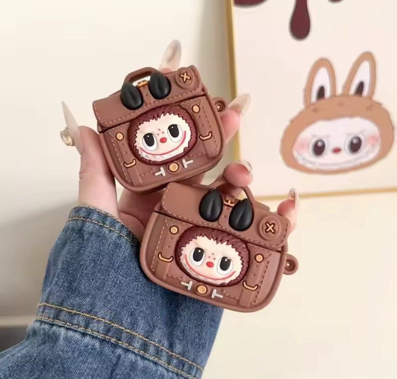 "Make Your AirPods Pop! LABUBU Case for AirPods Pro Or Pro 2 – Fun & Unique