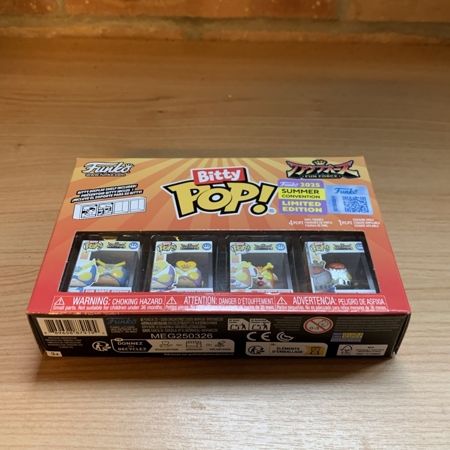 Funko Bitty Pop! Funko Fun Force (4-Pack) 2025 SDCC Freddy franny proto mecha