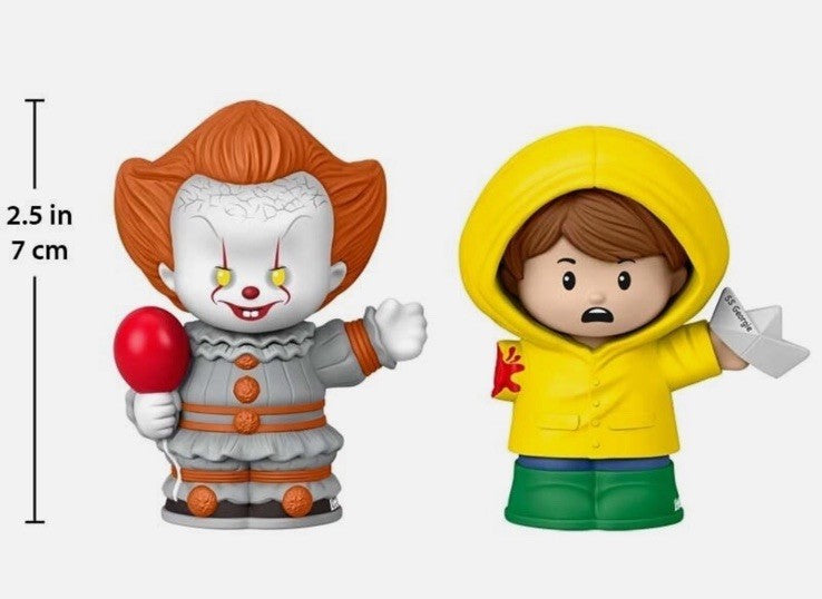 Fisher-Price Little People Collector Set IT Pennywise And Georgie Horror Due 2wk