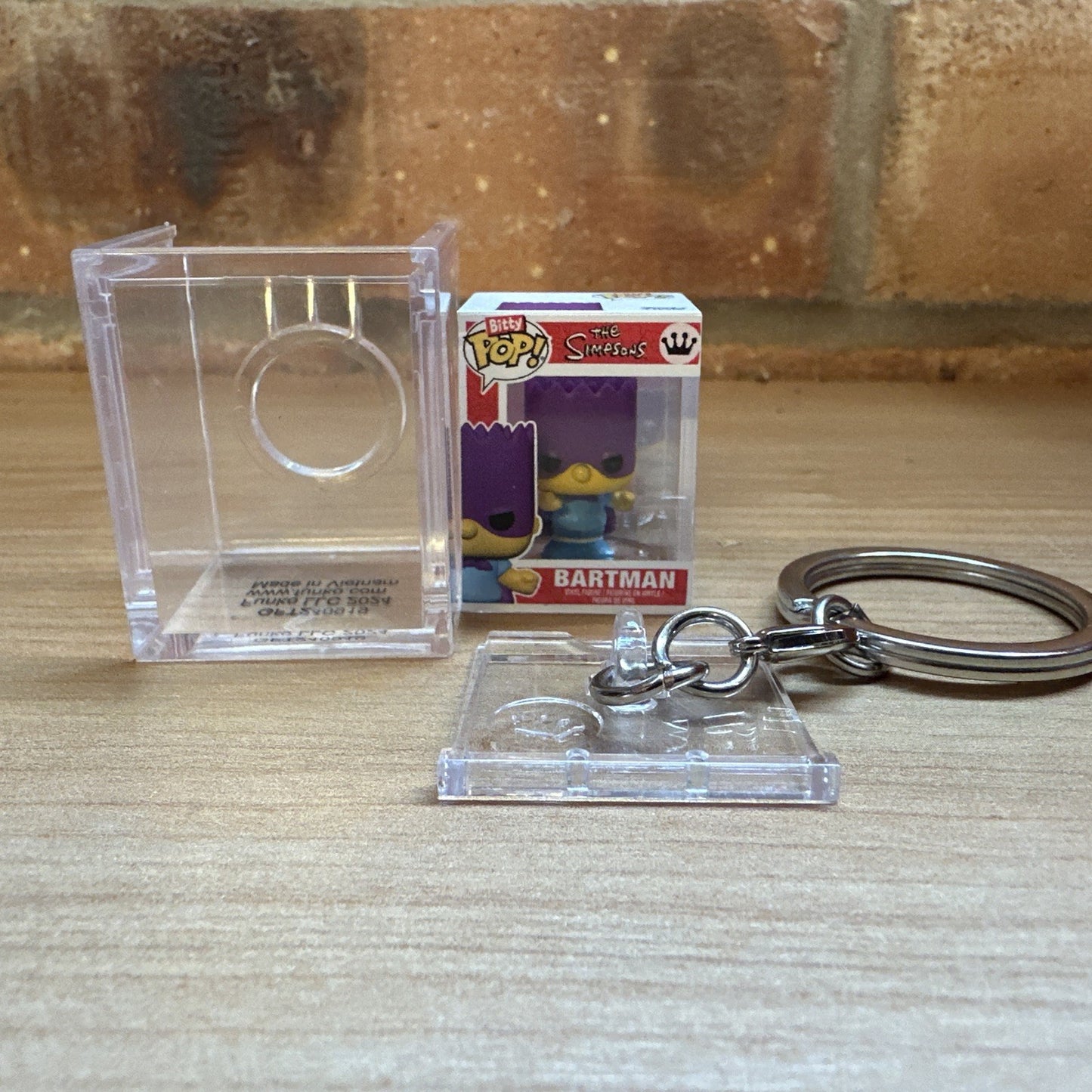 Funko Bitty Pop! The Simpsons BARTMAN Chase Hard Case Key ring Bittyverse Set