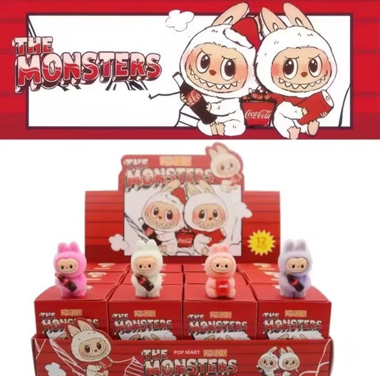 1x Cute Mini Labubu Keychain Cartoon The Monsters Pendant Backpack Bag Decor Red