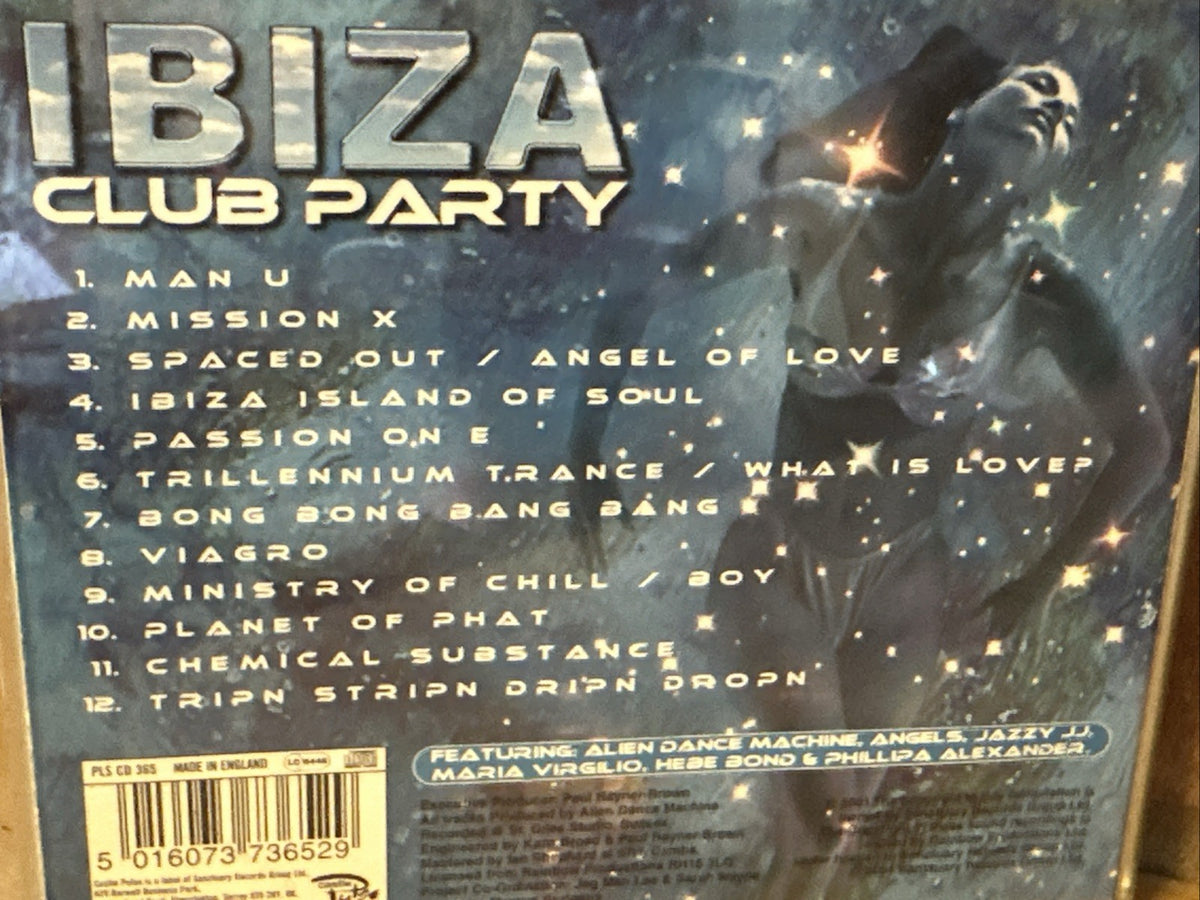 Various - Ibiza Club Party Rare Mixes 90’s Dance Cd Mint Cd Exc Live The Passion2