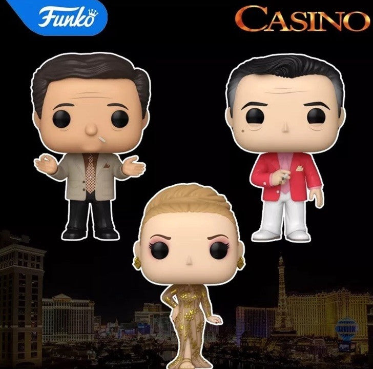 Funko 1861 Nicky Sam Ginger Casino POP Set Of 3 Gangster Movie Cult In Stk Now