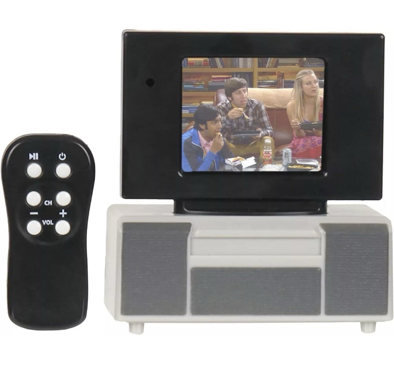 Tiny Tv Classics BIG BANG THEORY Novelty Gift Mini Working Tv New Batteries