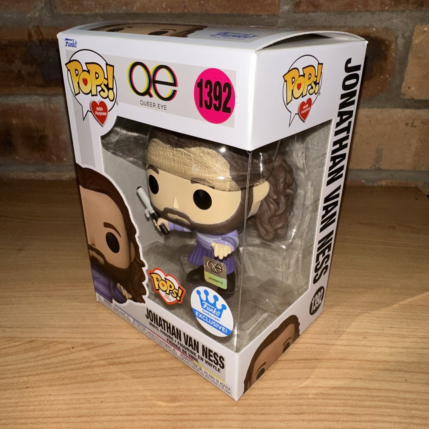 Funko POP! Vinyl Figure - 1392 QE (Queer Eye) - Jonathan Van Ness (Funko Excl)