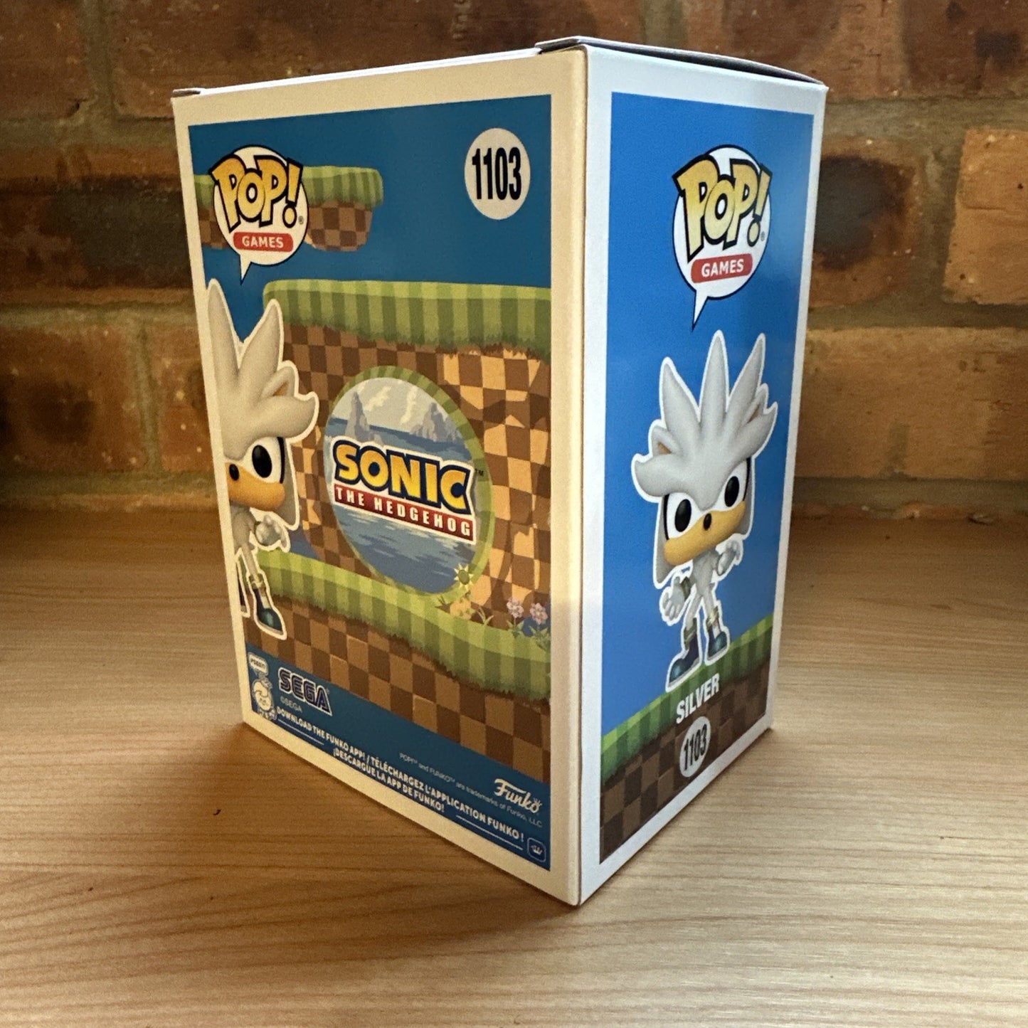 Funko POP! Sonic Hedgehog SILVER Diamond Glitter Ltd Ed 1103 In Stock Now