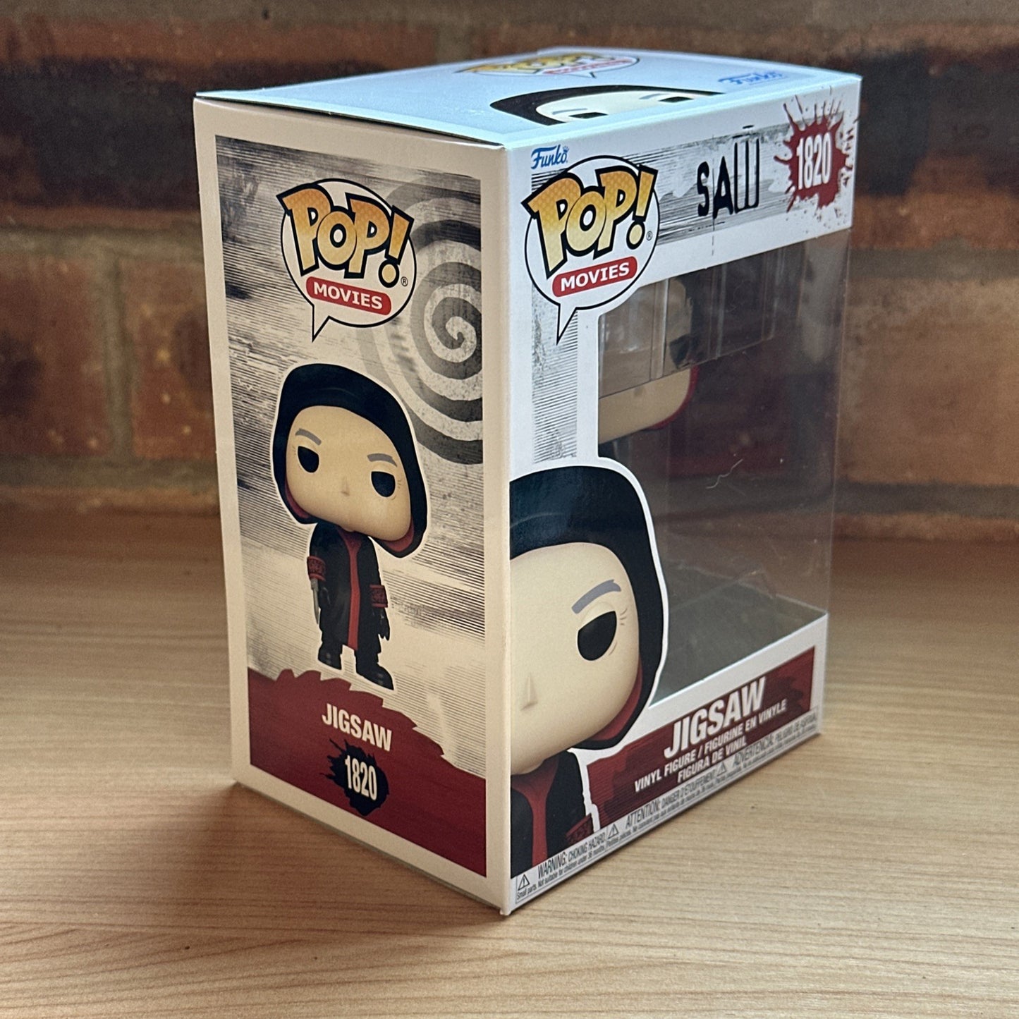 Funko POP! Jigsaw Saw #1820 Cult Horror Movie W/protector In Stock Now