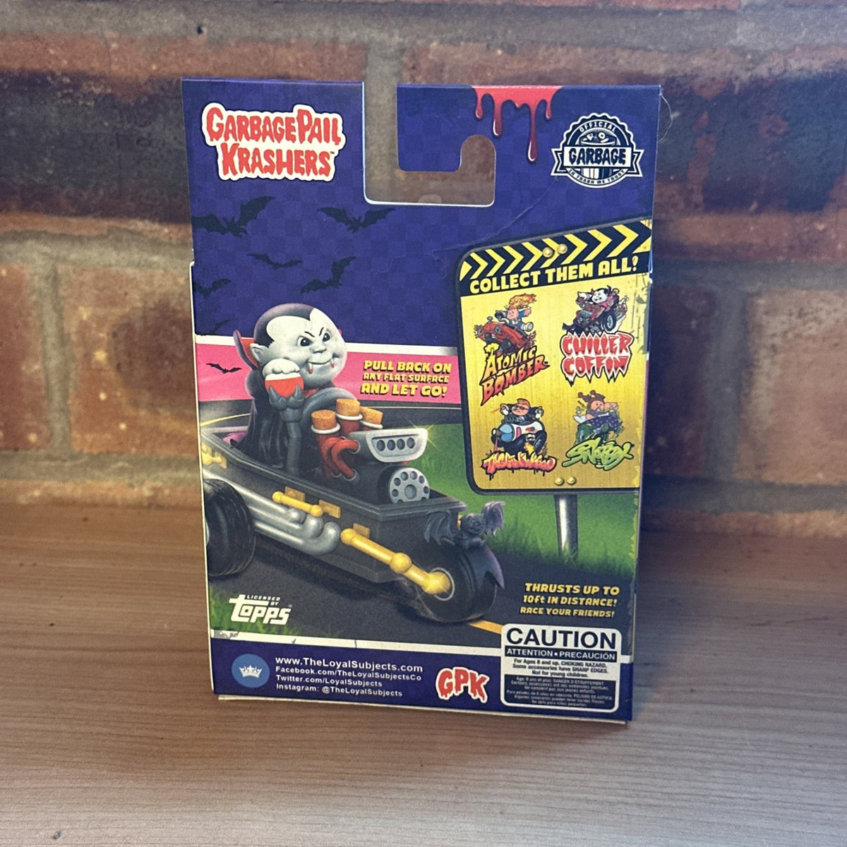 Topps Loyal Subjects Garbage Pail Krashers Series 1 Nasty Nick / Chiller Coffin2