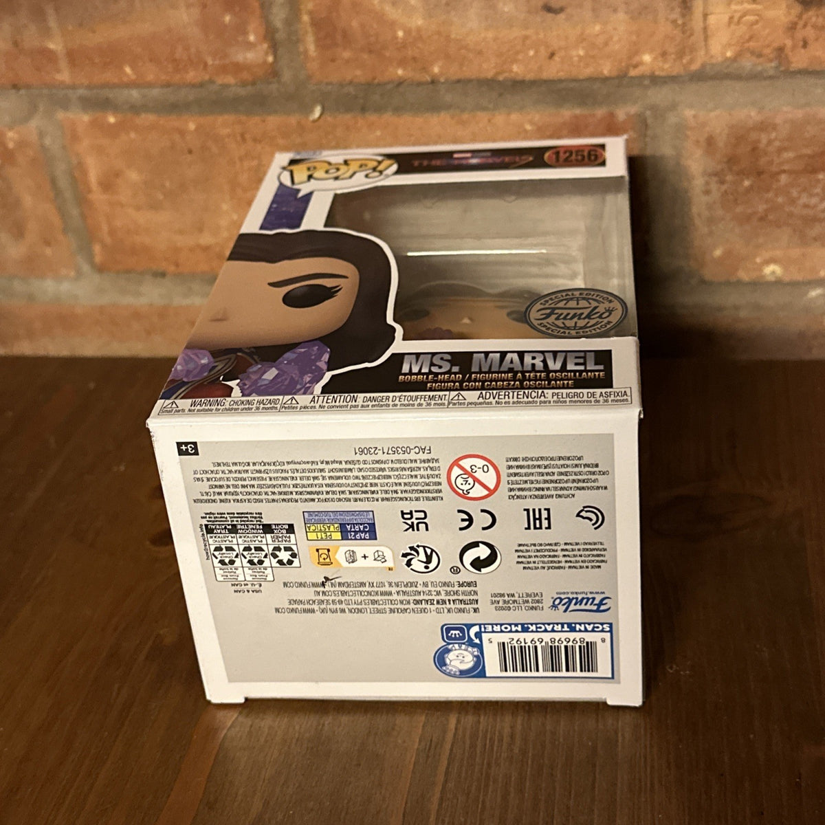 Funko Pop! The Marvels – Ms. Marvel #1256 Exclusive Vinyl Figure Import3