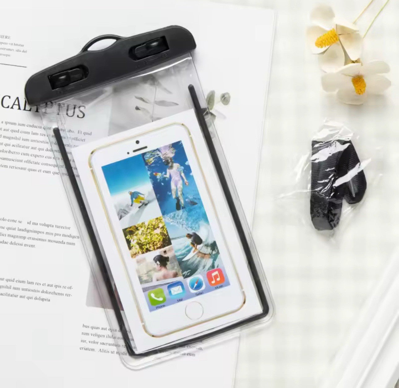 Waterproof Phone Pouch Underwater Case Cover Universal Dry Bag Mobile Holiday