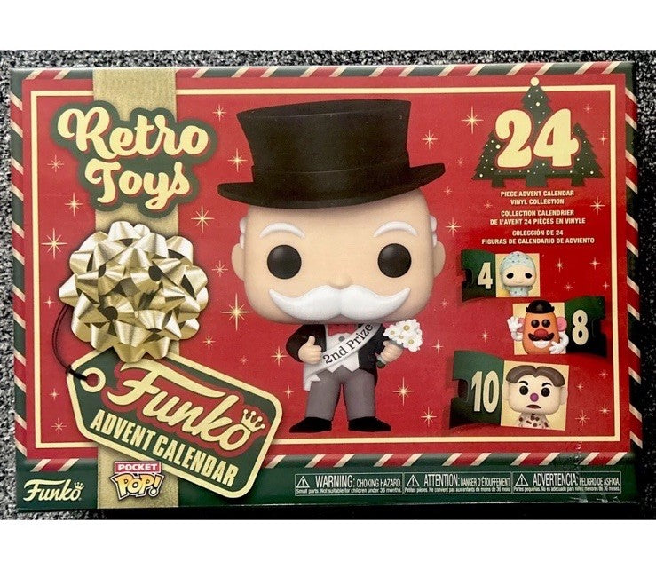 Funko ADVENT CALENDAR RETRO TOYS Brand New Potato Head Monopoly Classic Games