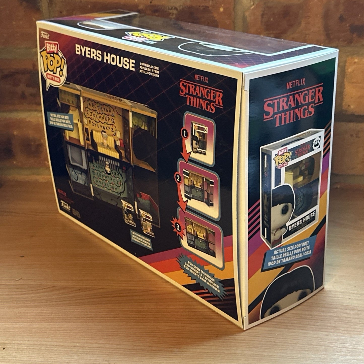Funko Stranger Things - Byers House Bitty Pop! Box Vinyl & 2 Bittys In Stk