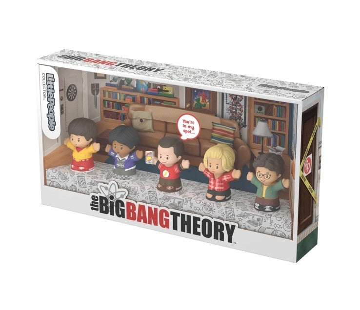 BIG BANG THEORY LITTLE PEOPLE Collector Set 5 figure 7cm FISHER PRICE In Stk