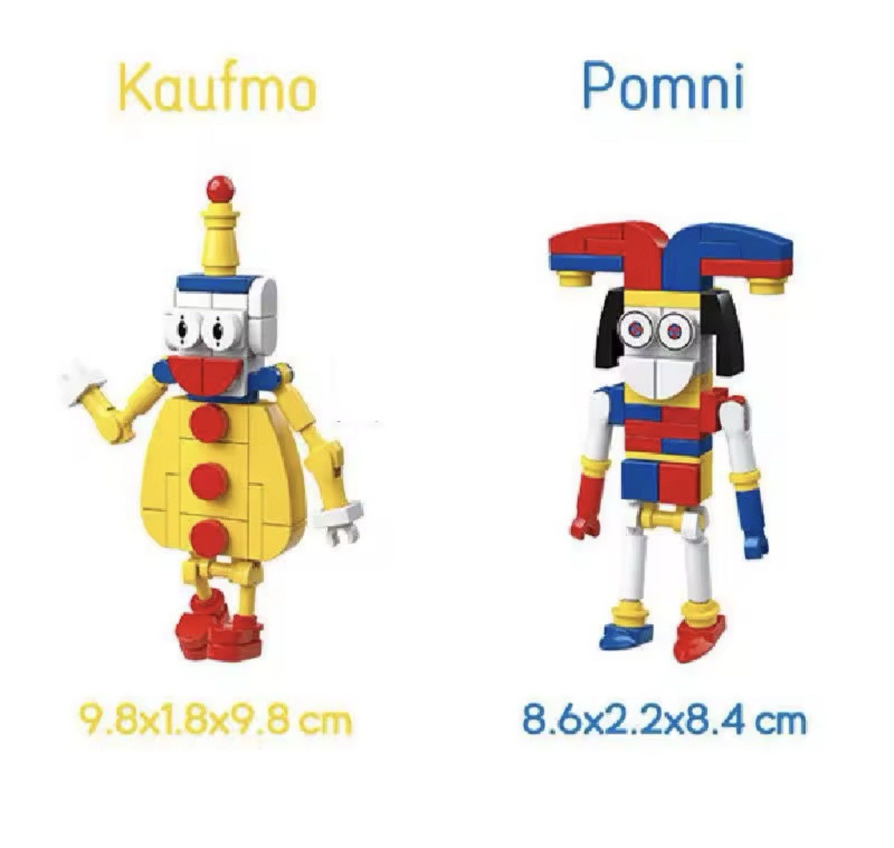 7 PCS MOC The Amazing Digital Circus Figures Pomni Jax Building Block Kids Gifts