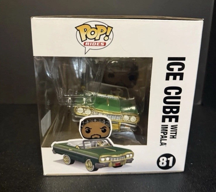 Ice Cube 1964 Chevy Impala Rap Hip Hop POP! Rides #81 Vinyl Funko Grail