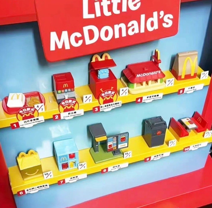 2025 Fast Food Accessories Kids HAPPY MEAL TOYS Perfect For Labubu Dolls Etc