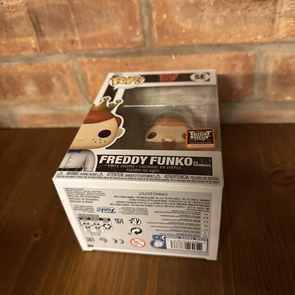 Funko Pop! SE Freddy Funko as Hannibal Lector Le10k Fright Night 2022 Exc Bloody4