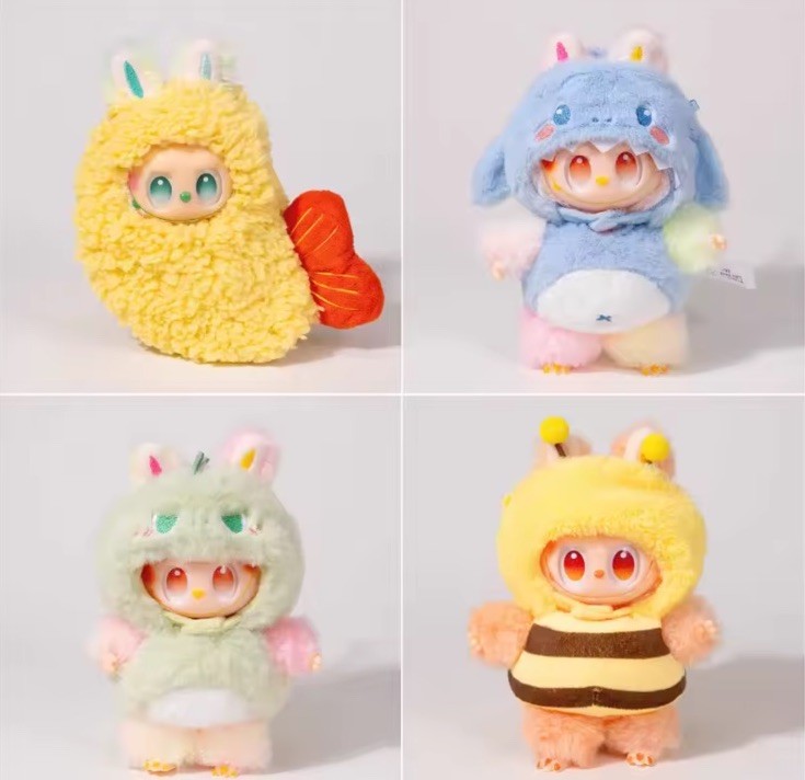 Labubu Monsters Green Dinosaur Costume  Dress Up Cute Food Animal Theme NO DOLL