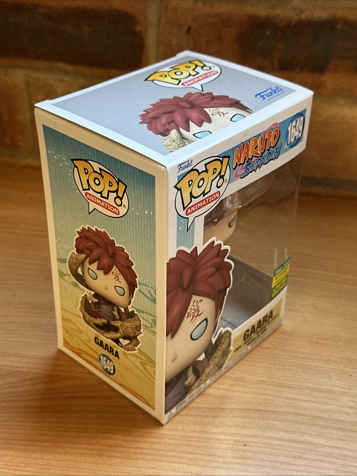 Funko Pop! Naruto Shippuden Gaara W/ Sand 2024 SDCC #1649 Limited Edition