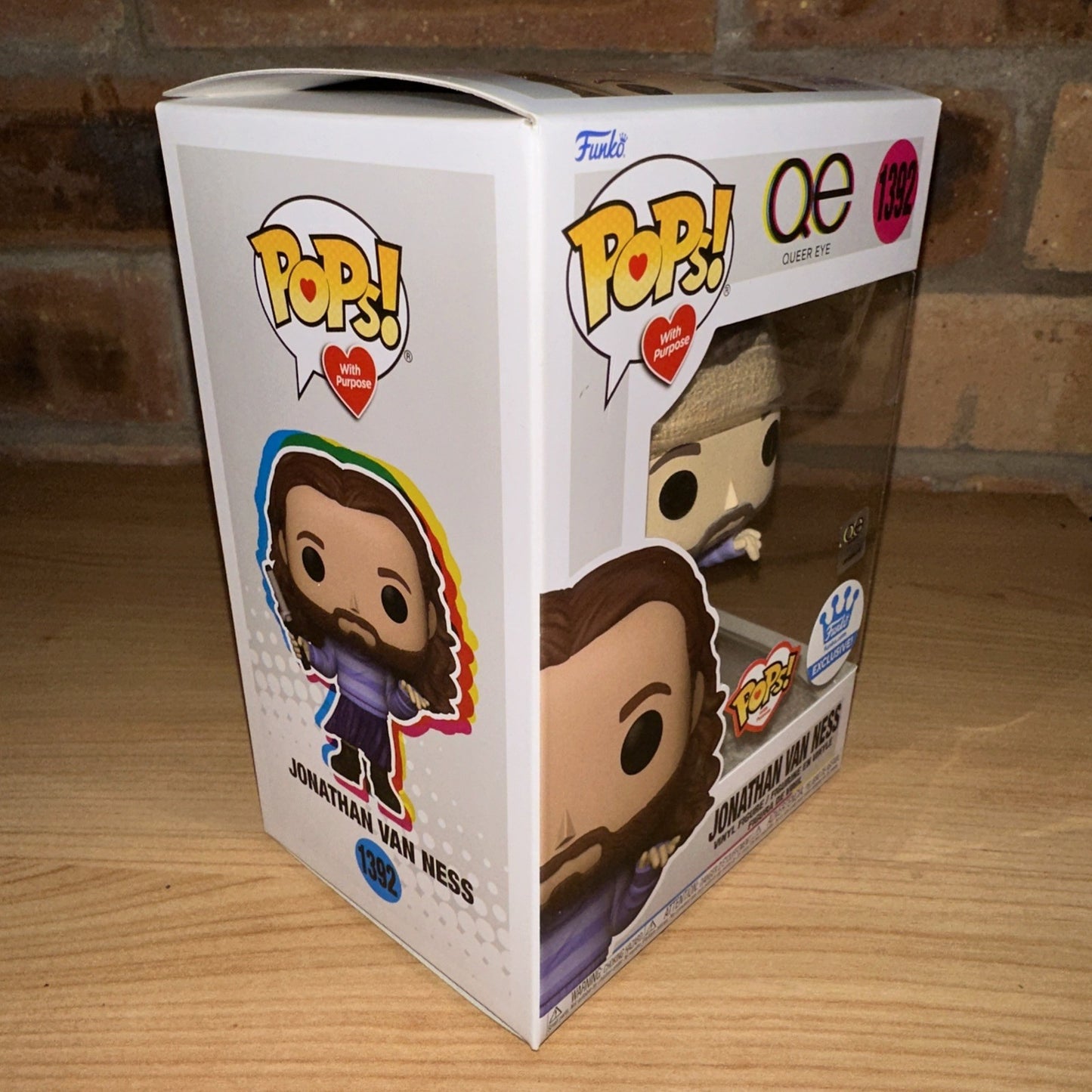 Funko POP! Vinyl Figure - 1392 QE (Queer Eye) - Jonathan Van Ness (Funko Excl)