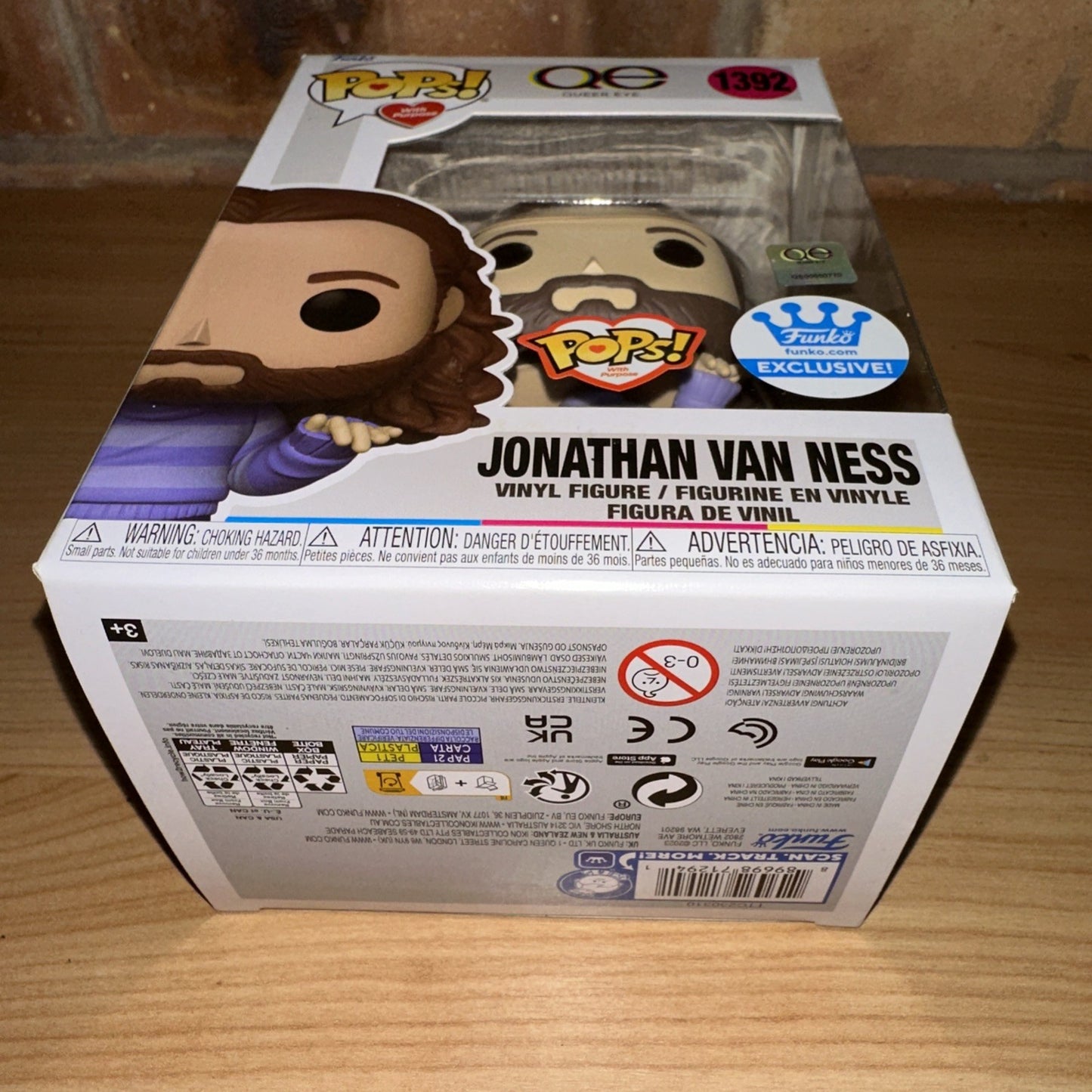 Funko POP! Vinyl Figure - 1392 QE (Queer Eye) - Jonathan Van Ness (Funko Excl)