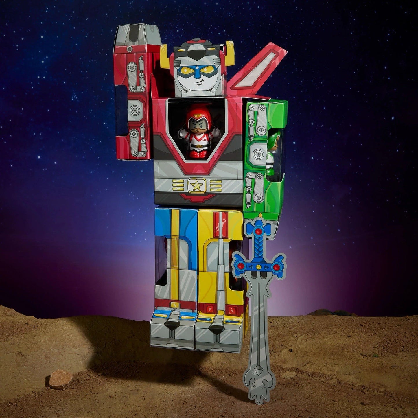 Little People Collector - Voltron 40th Anniversary Gold Label Set In Stk