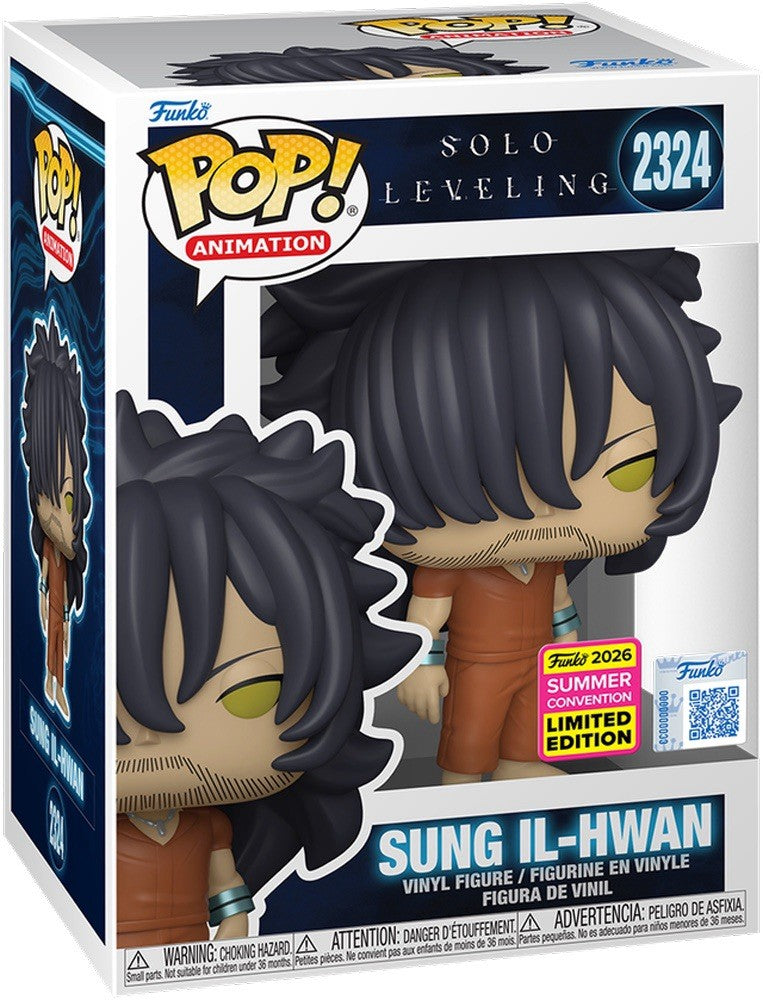 Funko Solo Leveling Sung Il-Hwan SDCC 2026 Exc Pop #2324 Summer Con4