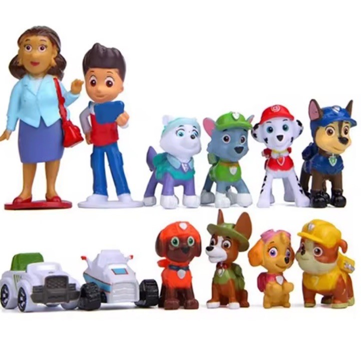 12PCs Paw Patrol Action Figures Puppy Dogs Kids Toy Gift- UK SELLER
