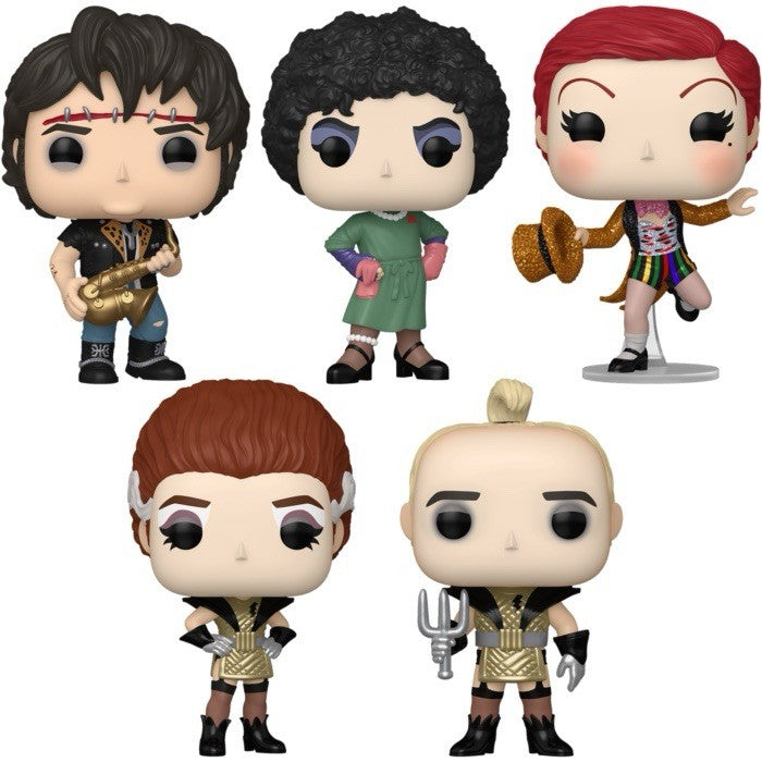 Funko POP! The Rocky Horror Picture Show Set of 5 Figures W/ Pro Due Begin Sept